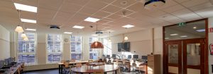 Virus inactivating UV-C helps  to protect school educators & students